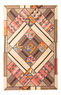 パッチワーク絨毯 230x160cm - ペルシャウールラグ – product image