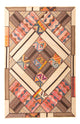パッチワーク絨毯 230x160cm - ペルシャウールラグ