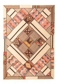 パッチワーク絨毯 230x160cm - ペルシャウールラグ – product image
