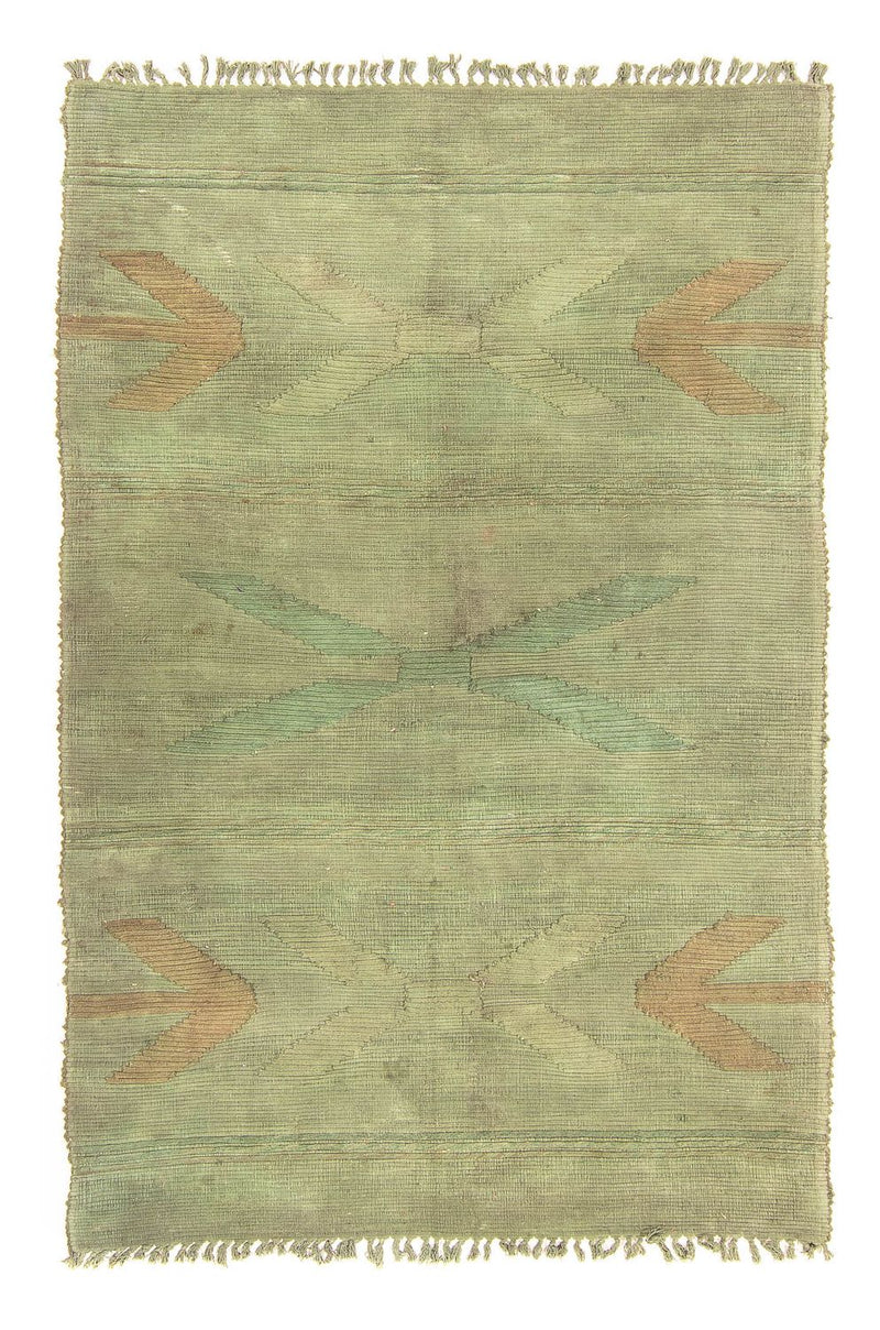 キリム モダン 絨毯 208x130cm - ウールラグ