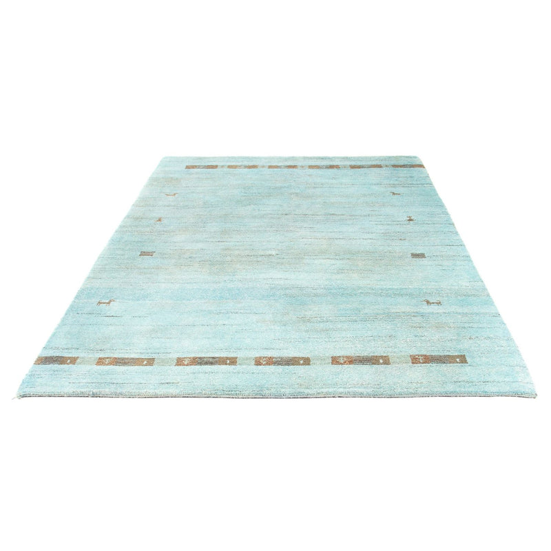 インド ギャベ 絨毯 237x170cm - ウールラグ