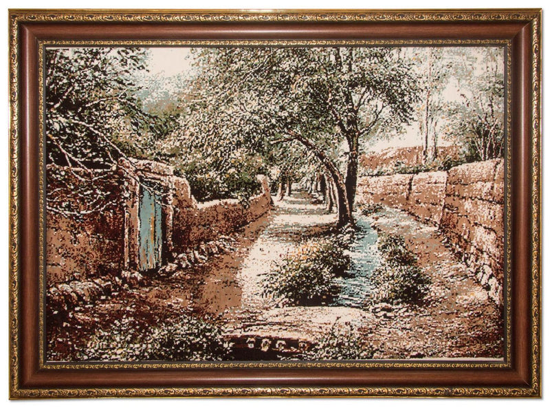 絵画絨毯 110x80cm - オリエンタル絨毯