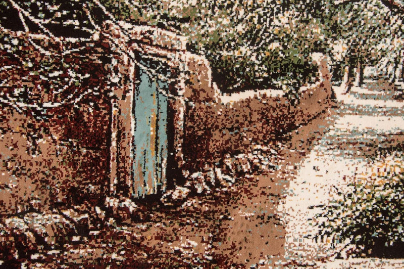 絵画絨毯 110x80cm - オリエンタル絨毯