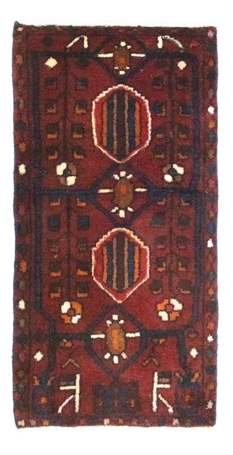 ハマダン 絨毯 100x50cm - ペルシャ絨毯