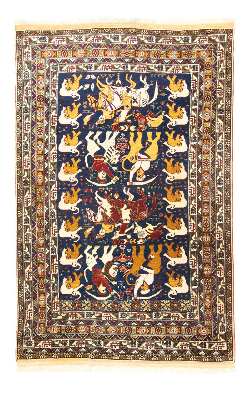 アフガン絨毯 195x128cm - オリエンタル絨毯