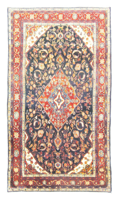 マラーイェル 絨毯 129x227cm - ペルシャ絨毯
