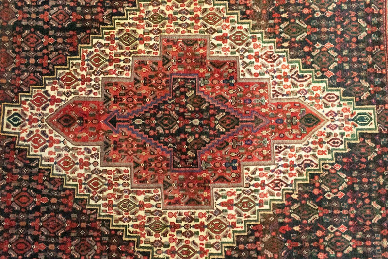 センネ 絨毯 155x126cm - ペルシャ絨毯