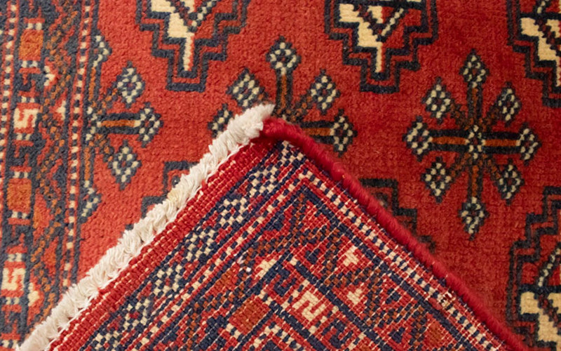 トルカマン絨毯 100x50cm - ペルシャ絨毯