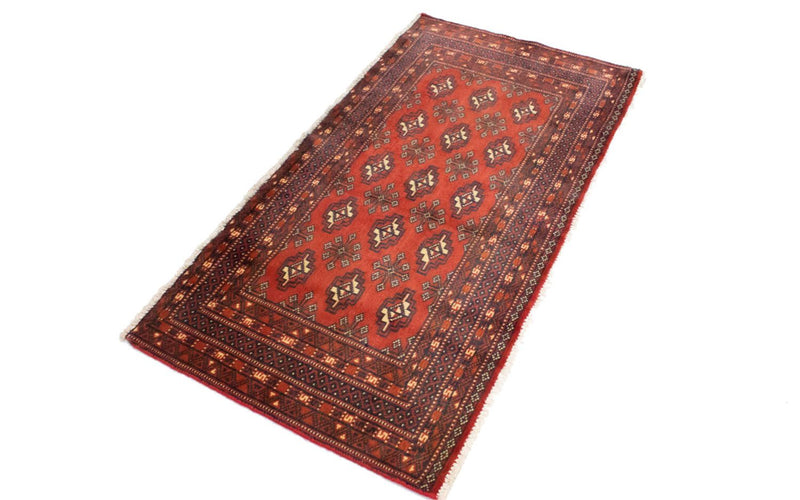 トルカマン絨毯 100x50cm - ペルシャ絨毯