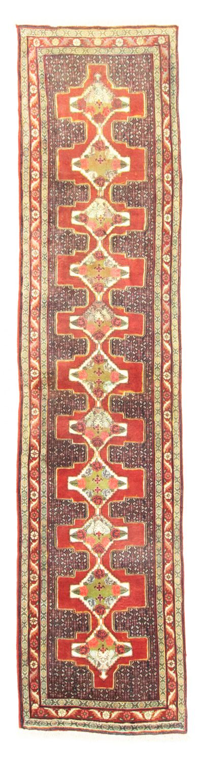 アルデビル 絨毯 382x90cm - ペルシャ絨毯
