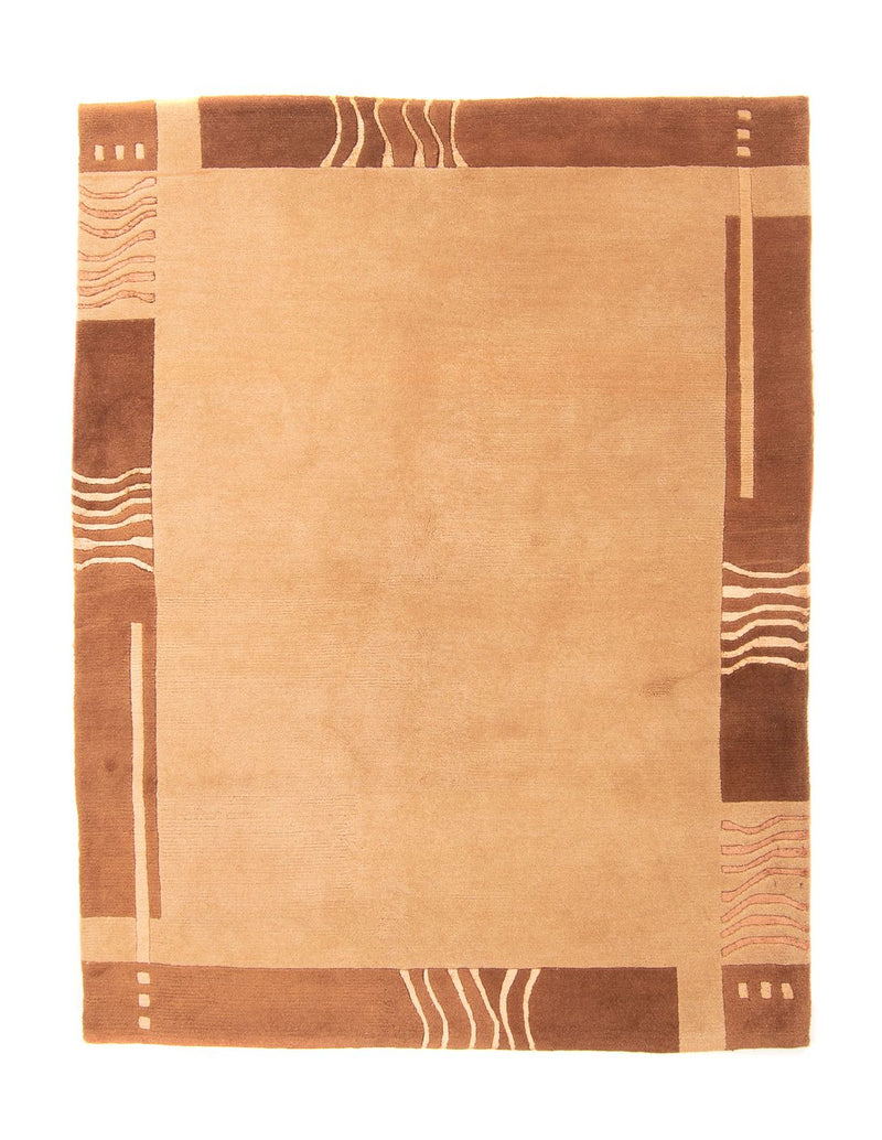 ネパール絨毯 196x147cm - ウールラグ
