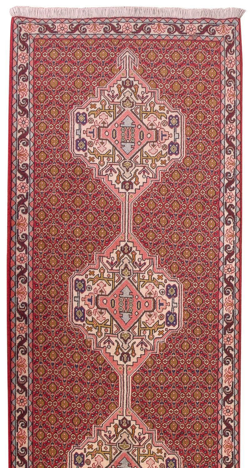 センネ 絨毯 305x78cm - ペルシャ絨毯