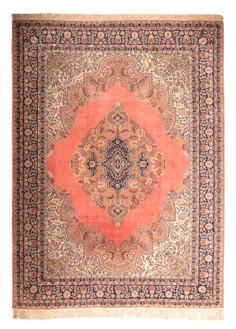 インド カシャーン 絨毯 383x283cm - ペルシャ絨毯