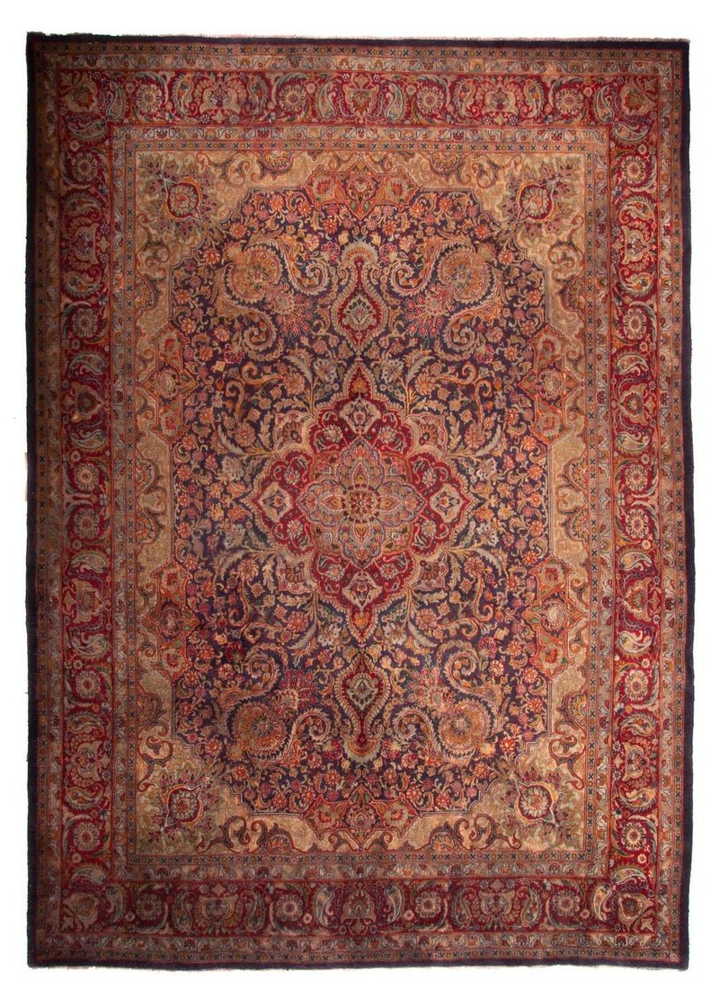 カシュマール 絨毯 383x295cm - ペルシャ絨毯
