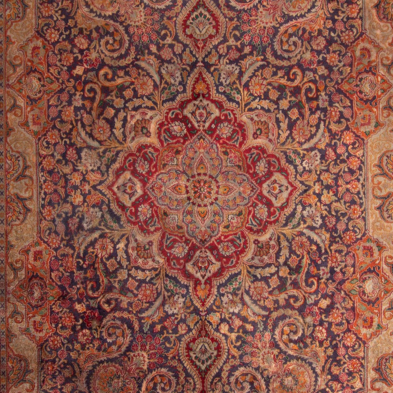 カシュマール 絨毯 383x295cm - ペルシャ絨毯