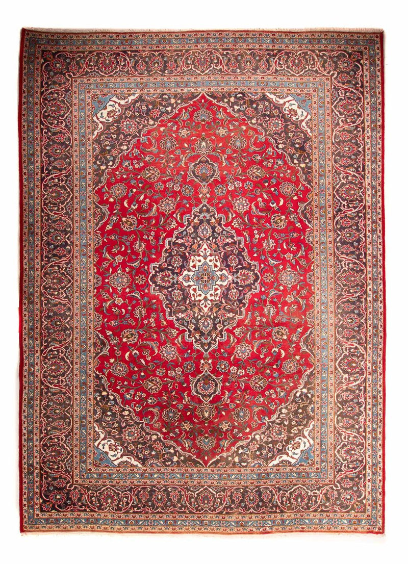 カシャーン 絨毯 401x291cm - ペルシャ絨毯