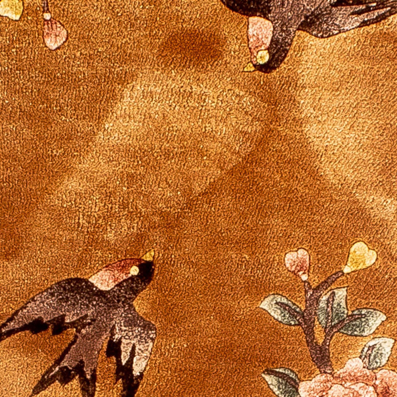 中国シルク 絨毯 54x32cm - オリエンタル絨毯