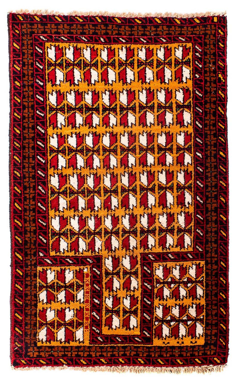 バルーチ絨毯 129x75cm - ペルシャ絨毯