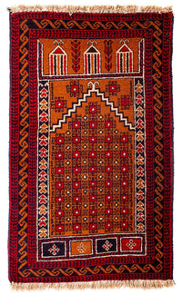 バルーチ絨毯 128x75cm - ペルシャ絨毯 – product image