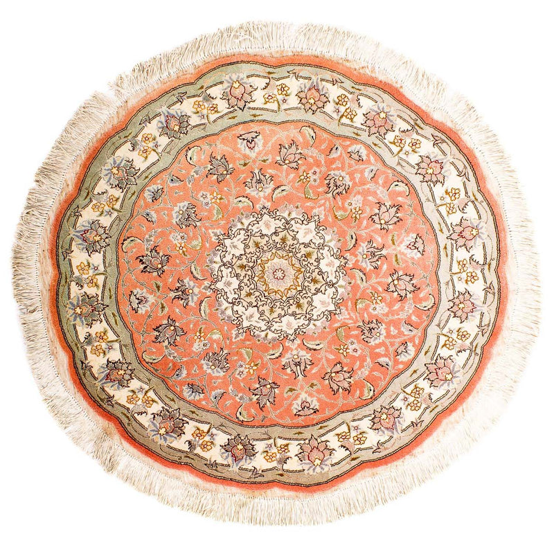 タブリーズ - 50 Raj 絨毯 102x102cm - ペルシャ絨毯