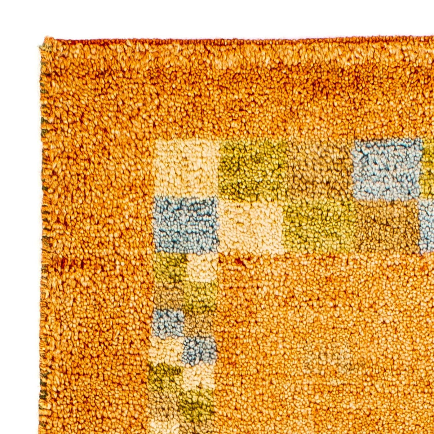 インド ギャベ 絨毯 110x65cm - ウールラグ