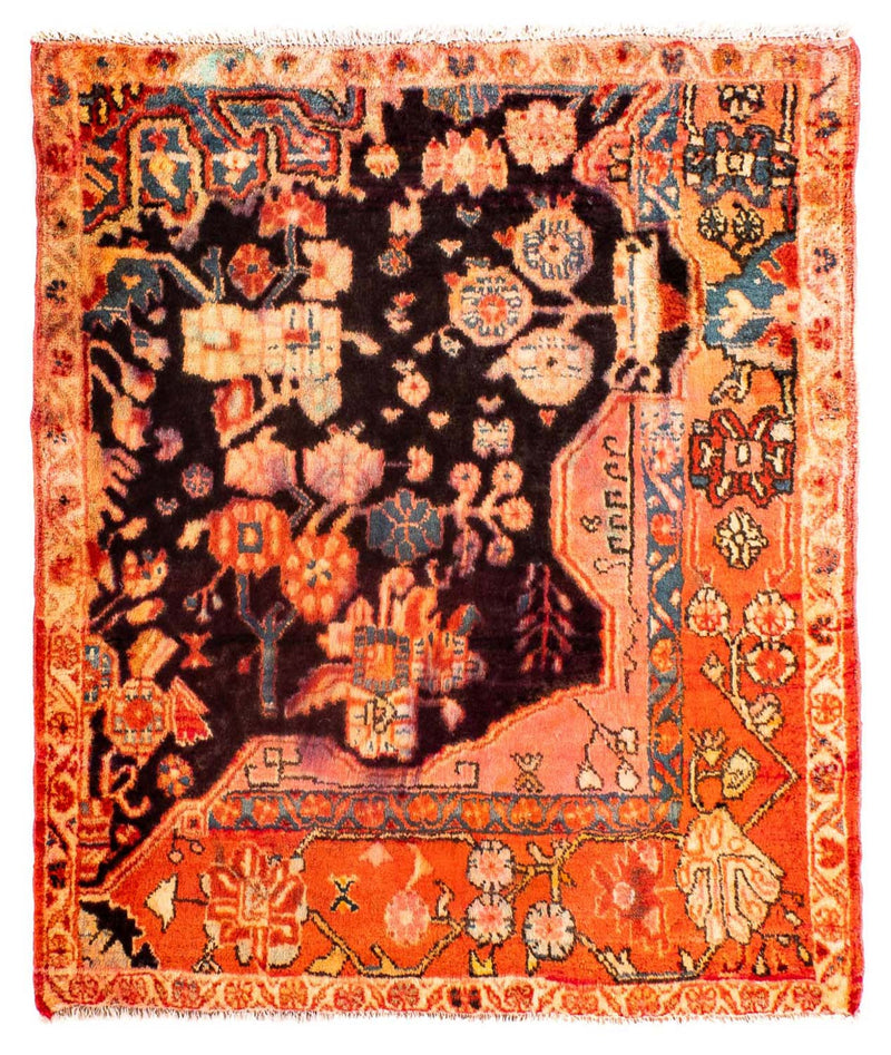 ナハバンド 絨毯 100x85cm - ペルシャ絨毯
