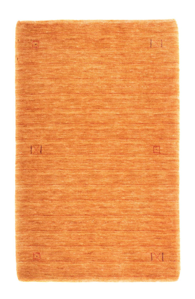 インド ギャベ 絨毯 90x60cm - ウールラグ