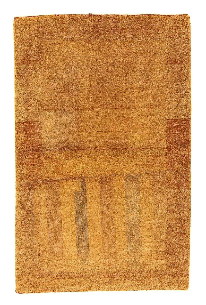 インド ギャベ 絨毯 152x96cm - ウールラグ
