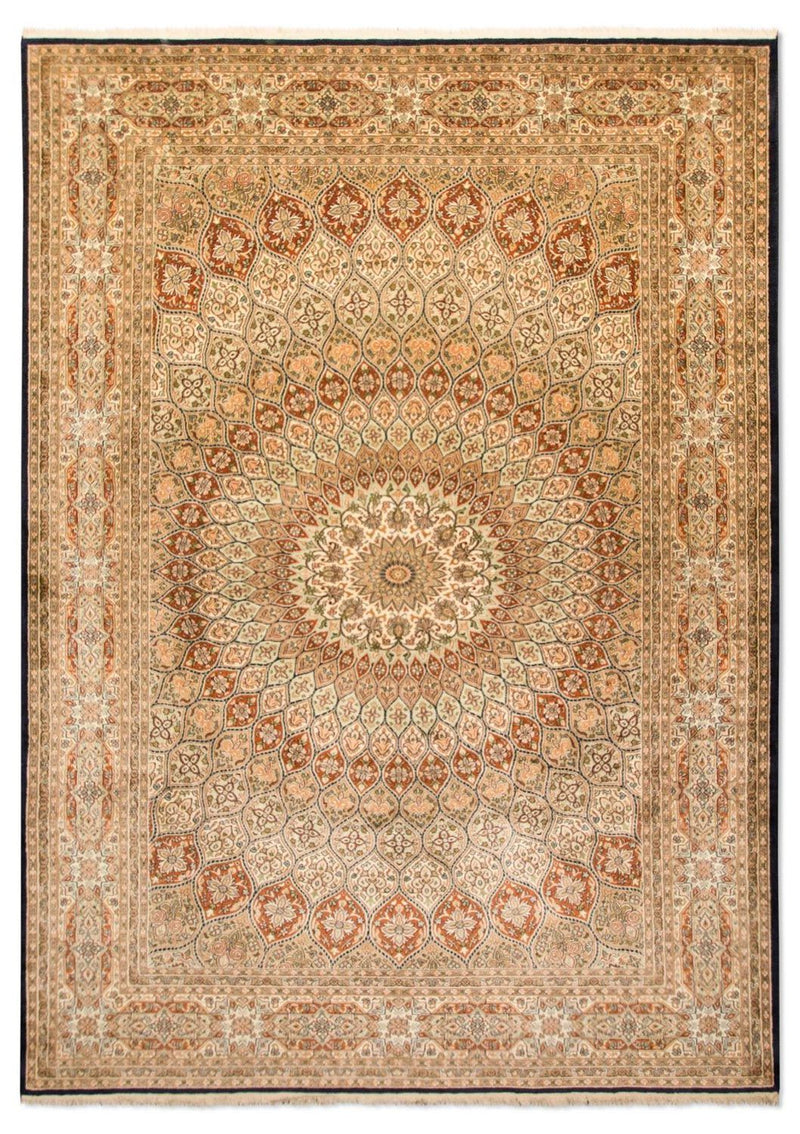 カシミールシルク 絨毯 287x197cm - オリエンタル絨毯