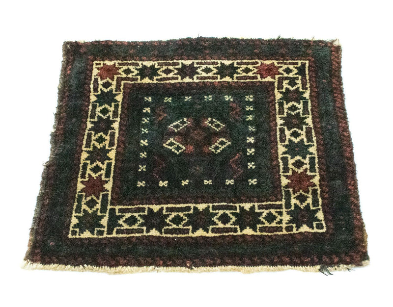 アフガン絨毯 35x33cm - オリエンタル絨毯