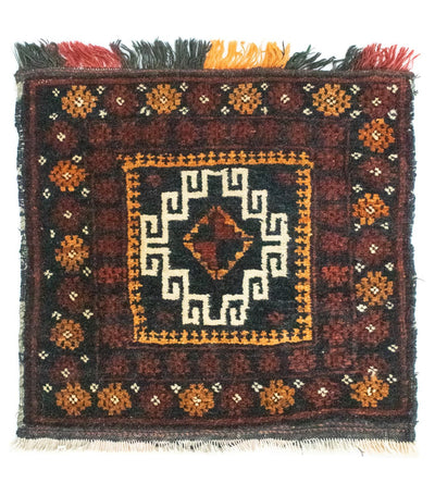 アフガン絨毯 42x45cm - オリエンタル絨毯
