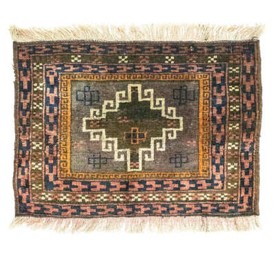アフガン絨毯 47x64cm - オリエンタル絨毯