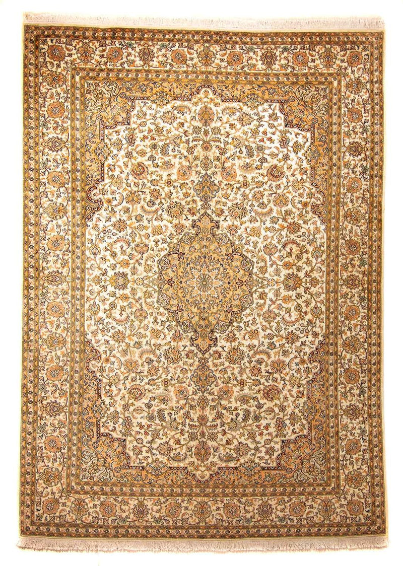 カシミールシルク 絨毯 302x215cm - オリエンタル絨毯