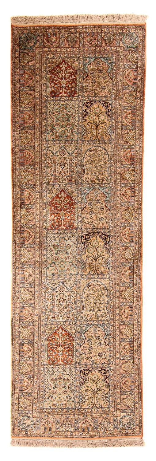 カシミールシルク 絨毯 310x94cm - オリエンタル絨毯