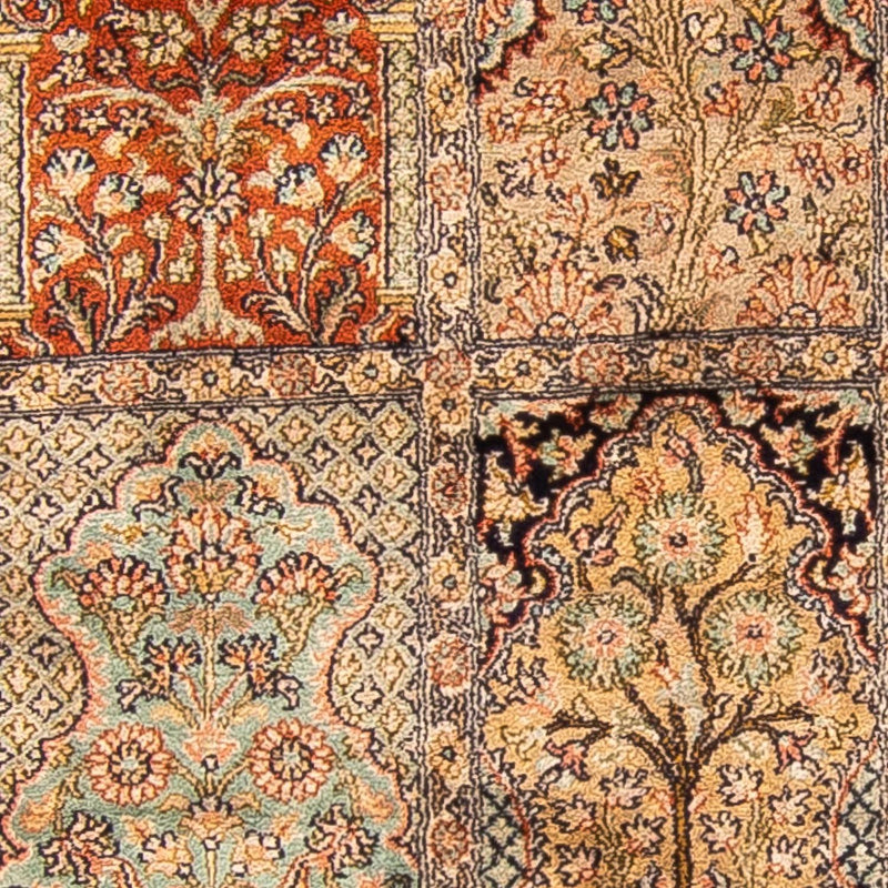 カシミールシルク 絨毯 310x94cm - オリエンタル絨毯