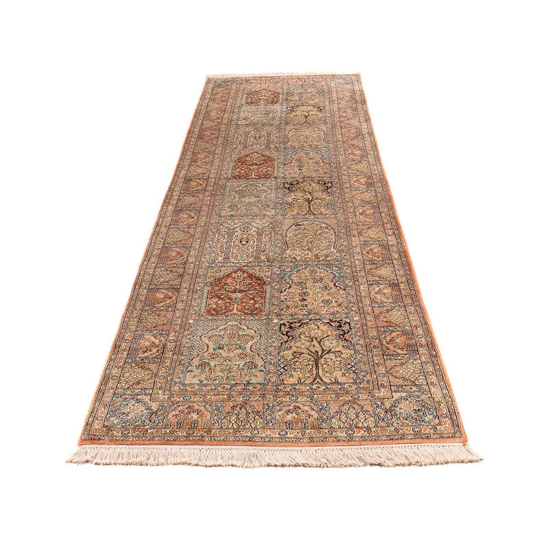 カシミールシルク 絨毯 310x94cm - オリエンタル絨毯