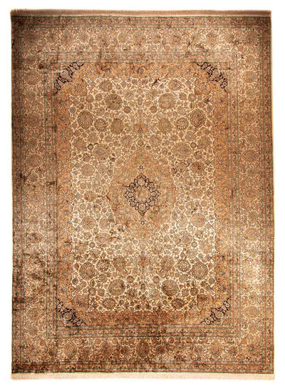 カシミールシルク 絨毯 307x410cm - オリエンタル絨毯