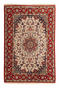 イスファハン 絨毯 110x166cm - ペルシャ絨毯 - ベージュ – product image