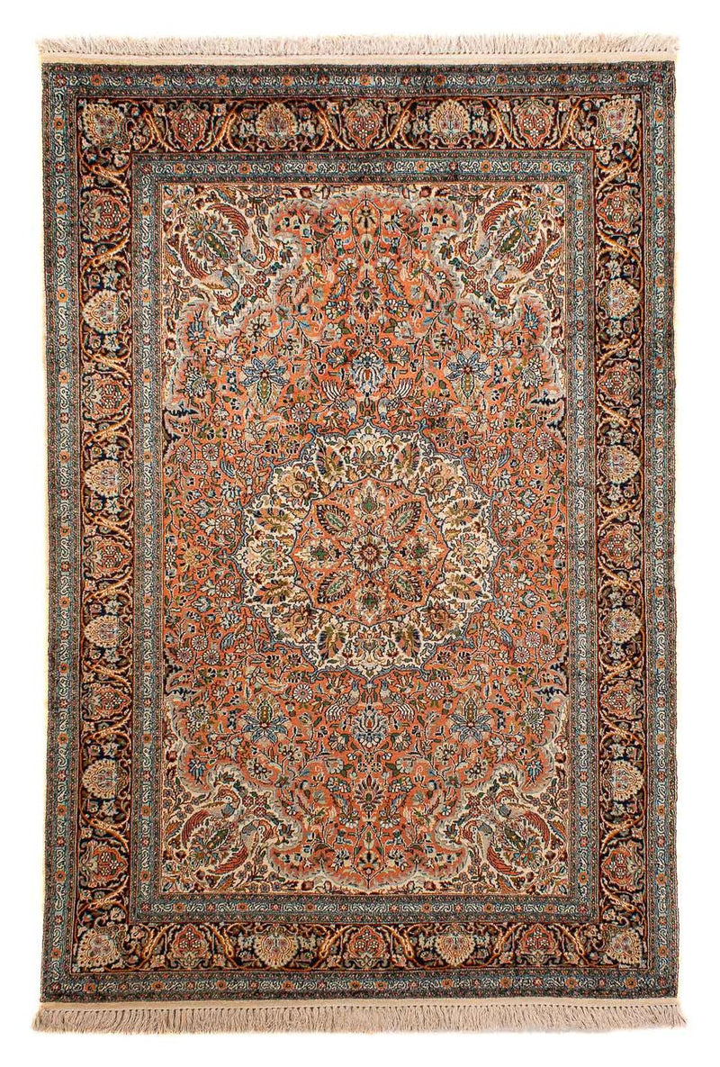 カシミールシルク 絨毯 182x121cm - オリエンタル絨毯