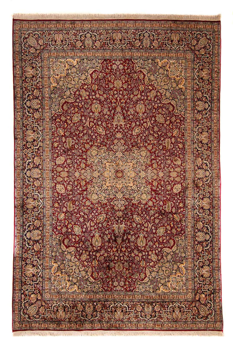 カシミールシルク 絨毯 306x208cm - オリエンタル絨毯