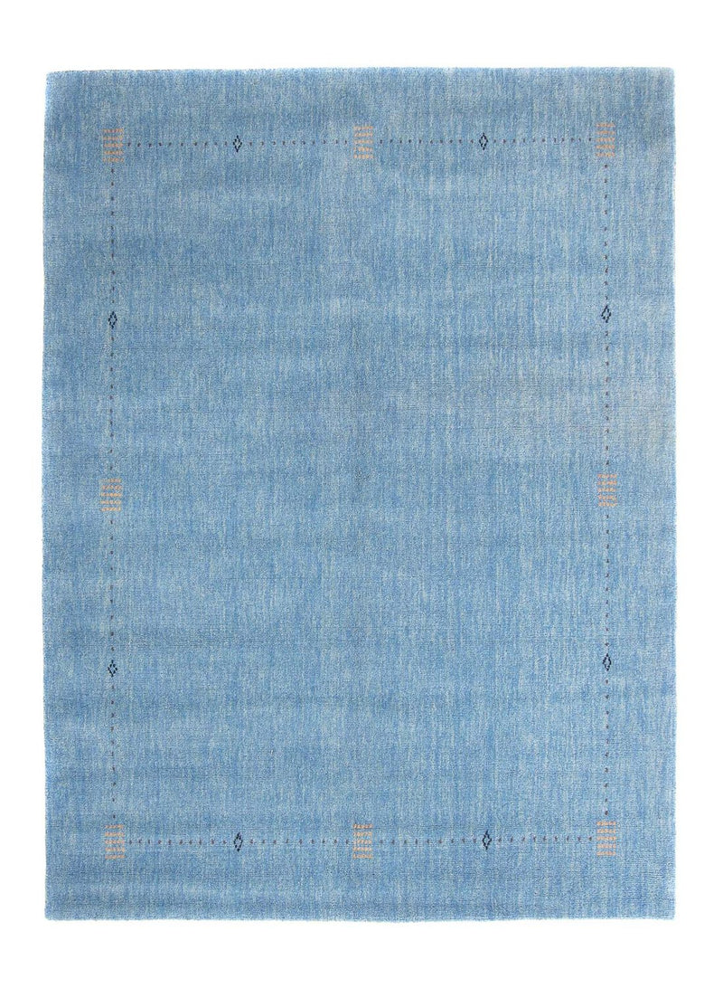 インド ギャベ 絨毯 222x136cm - ウールラグ