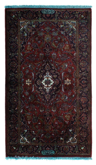 カシャーン 絨毯 70x128cm - ペルシャ絨毯