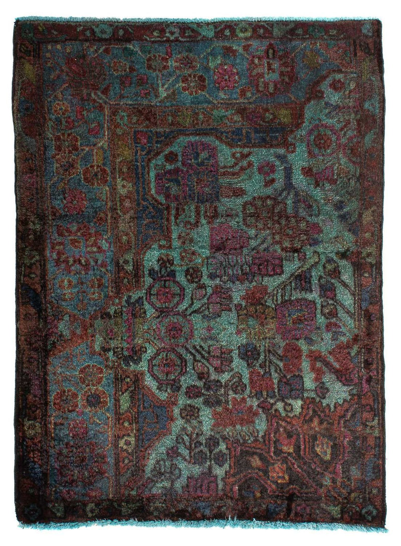 ナハバンド 絨毯 111x80cm - ペルシャ絨毯