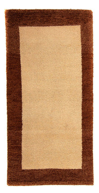 インド ギャベ 絨毯 142x69cm - ウールラグ – product image