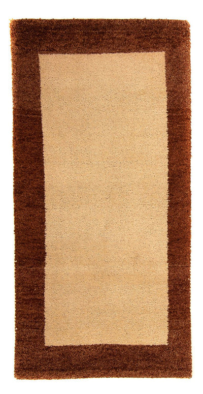 インド ギャベ 絨毯 69x142cm - ウールラグ