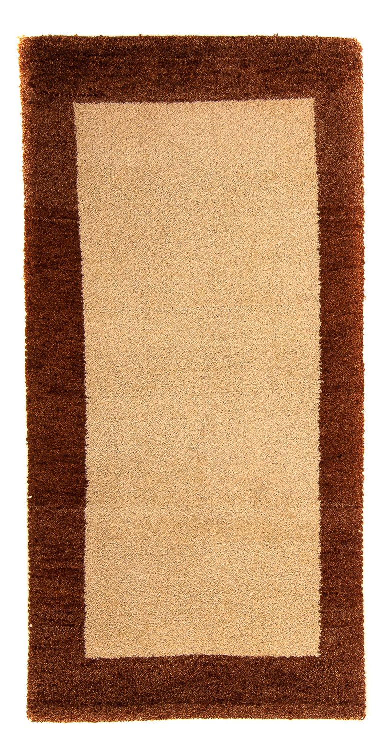 インド ギャベ 絨毯 142x69cm - ウールラグ