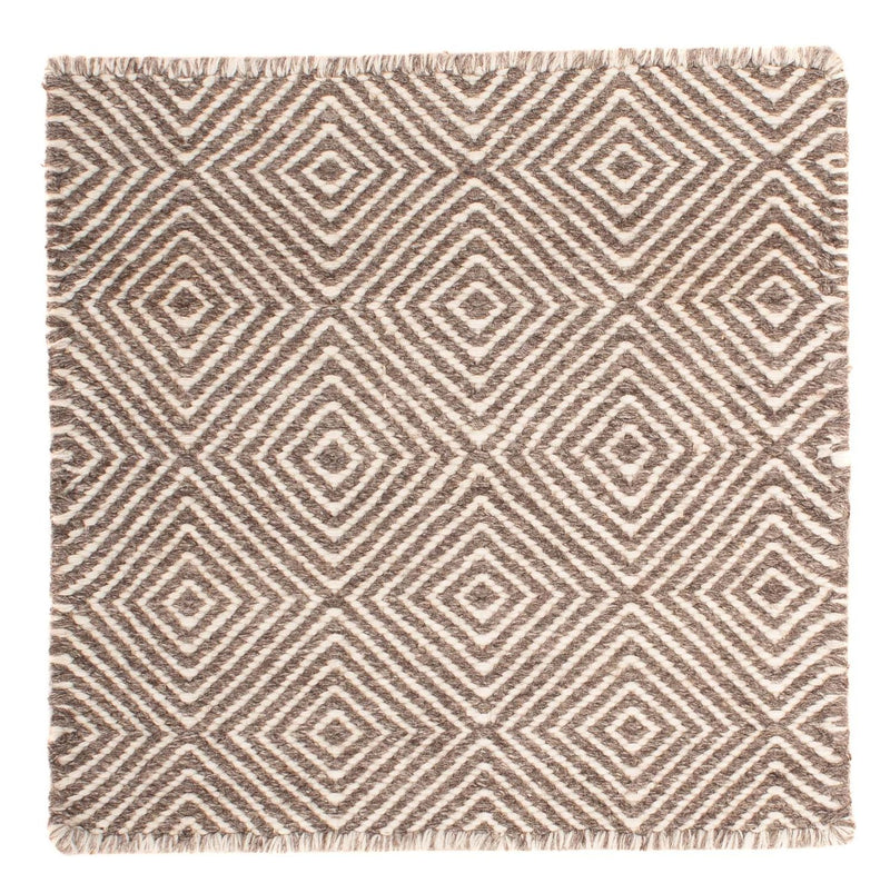 キリム モダン 絨毯 45x45cm - ウールラグ