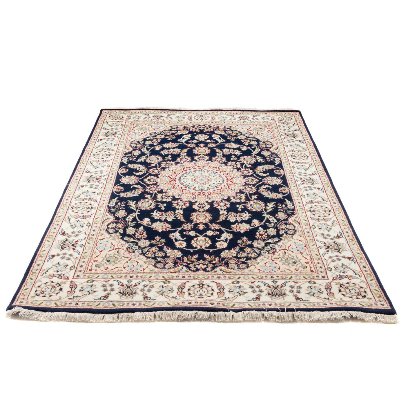 インド ナイン 絨毯 200x134cm - オリエンタル絨毯