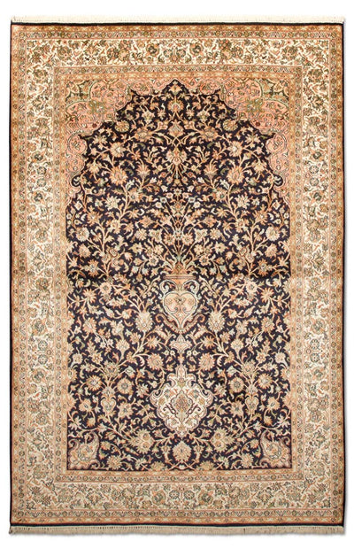 カシミールシルク 絨毯 127x190cm - オリエンタル絨毯