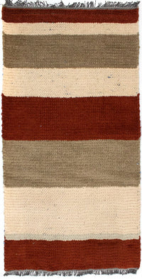 ネパール絨毯 140x70cm - ウールラグ – product image
